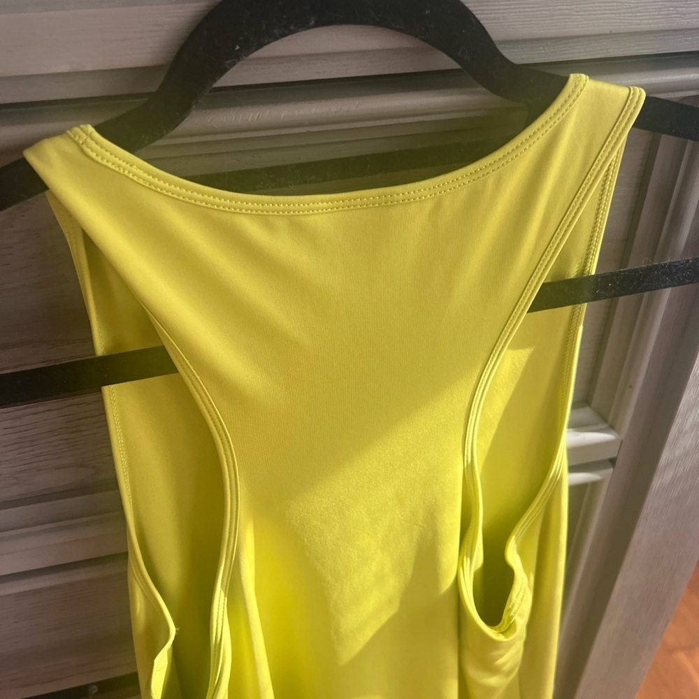 Sunday Best Vibrant Yellow green Mini Dress - Picture 4 of 7